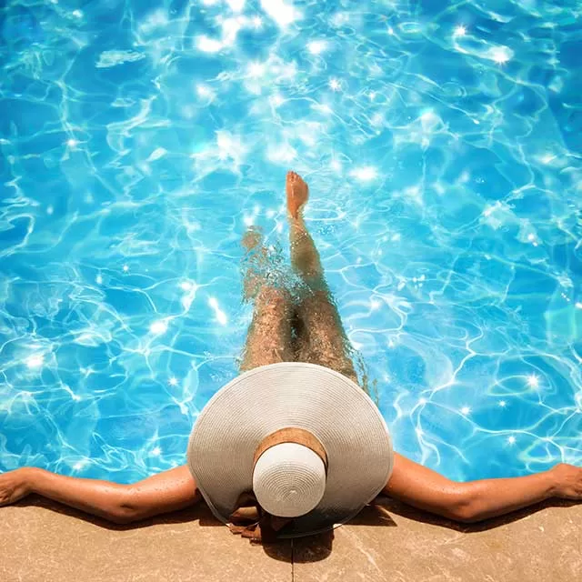 Relax by the beautiful pool.